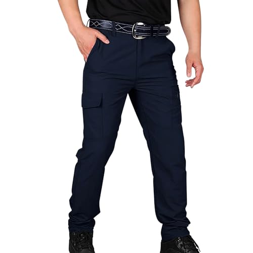 Cargohose Herren Stretch Regular Fit,Freizeithose Herren Lang Und Leicht Dünn Polyester Outdoorhose Verschleißfestem Trekkinghose Elastische Taille Mit Taschen Sommerhose Atmungsaktiv Arbeitshose Cargohose Herren Stretch Regular Fit,Freizeithose Herren Lang Und Leicht Dünn Polyester Outdoorhose Verschleißfestem Trekkinghose Elastische Taille Mit Taschen Sommerhose Atmungsaktiv Arbeitshose von Generisch