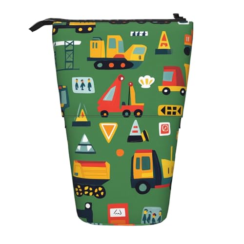Cartoon-LKW-Federmäppchen, Auto-Stifttasche, Teleskop-Federtasche, Pop-Up-Kosmetiktasche, Schreibwaren-Organizer für Schule, Büro, Reisen von Generisch