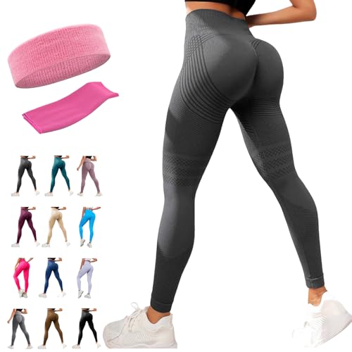 Cellumove 3D Legging Definieren Sie Ihre Silhouette Mühelos Neu, High Waist 3D Anti Cellulite Leggings Compression, Booty Scrunch Cellumove Legging for Yoga, Fitness (L,# 12) von Generisch