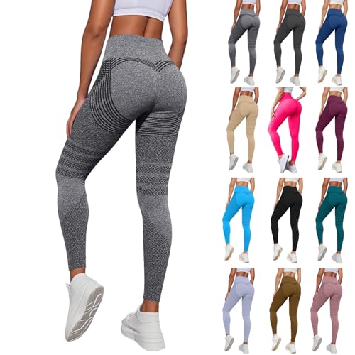 Cellumove 3D Leggings Damen Anti Cellulite Kompressionsleggings High Waist Push Up Yoga Hose mit Bauchkontrolle Blickdicht Figurformende Booty Lifting Fitness Sporthose Stretch Bequem Lipödem von Generisch