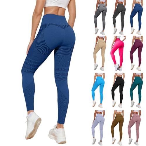 Cellumove 3D Leggings Damen Anti Cellulite Kompressionsleggings High Waist Push Up Yoga Hose mit Bauchkontrolle Blickdicht Figurformende Booty Lifting Fitness Sporthose Stretch Bequem Lipödem von Generisch