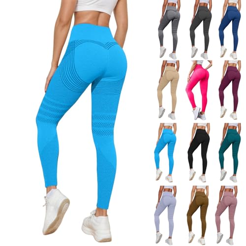 Cellumove 3D Leggings Damen Anti Cellulite Kompressionsleggings High Waist Push Up Yoga Hose mit Bauchkontrolle Blickdicht Figurformende Booty Lifting Fitness Sporthose Stretch Bequem Lipödem von Generisch
