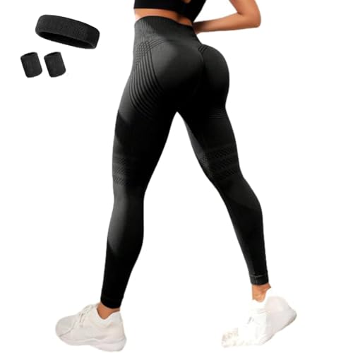 Cellumove Leggings, Cellumove 3D Legging – Definieren Sie Ihre Silhouette Mühelos Neu, Bauchkontrolle, Hoch Taillierte (DE/NL/SE/PL, Alphanumerisch, XL, Regular, Regular, Schwarz) von Generisch