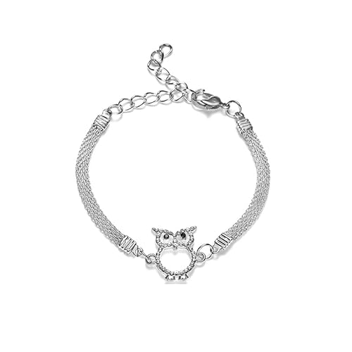 Charm-Armbänder, Eulen, Libellen, Tier-Ketten, Armbänder, Liebesherz, Armreifen, Hochzeitsschmuck, Geschenk, clevere Behandlung, 12 Stile von Generisch