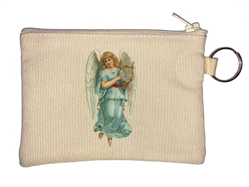 Cherub Engel Spielbogen Schlüsselanhänger Münzbörse Beige von Generisch
