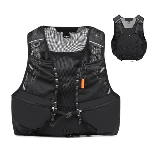 Chest Pack | Hiking Chest Vest - Large Capacity Vest with Water Pocket, Outdoor Sports Chest Bag for Men and Women, Schwarz , Refer to description, Uni Chest Pack | Hiking Chest Vest - Large Capacity Vest with Water Pocket, Outdoor Sports Chest Bag for Men and Women, Schwarz , Refer to description, Uni von Generisch