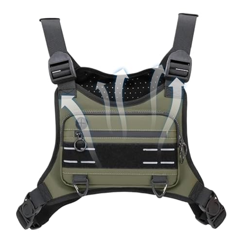 Chest Pouch for Men, Outdoor Running Vest Bag, Waterproof Adjustable Fit, Secure Phone and Gear Storage, Lightweight Design for Cycling Hunting Travel Workout Jogging Use Chest Pouch for Men, Outdoor Running Vest Bag, Waterproof Adjustable Fit, Secure Phone and Gear Storage, Lightweight Design for Cycling Hunting Travel Workout Jogging Use von Generisch