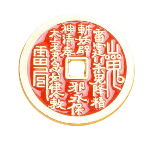 Chinesische Münze | Tai Sui Amulett Für Halskette,Tragbares Sammlerstück Erinnerungsstück Für Damen Herren Dekorativer von Generisch