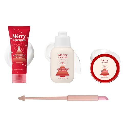 Christmas Body Lotion,110ml Natürliche Feuchtigkeitspflege Körperpflege Set - Hautpflege Geschenk Für Frauen Männer Jugendliche Familie Oma Opa Mama Papa Freund von Generisch