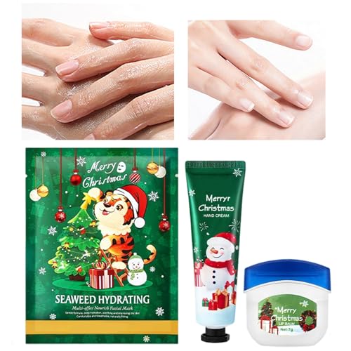 Christmas Reisegröße Pflegeset - 3er Pack Natürliche Feuchtigkeitscreme | Persönliche Pflegeartikel - Mama Papa Oma Opa von Generisch