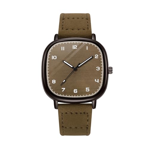 Chronograph Herrenuhren Student Exam WatchSimple Fashion Retro Herren und Damen Digitale Retro Freizeituhr Armbanduhr Nickelfrei (C, One Size) von Generisch