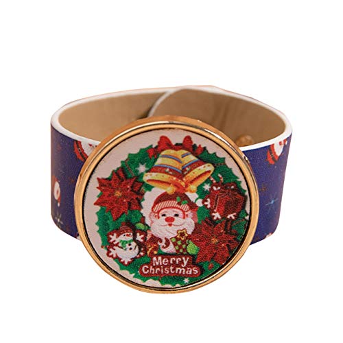 Clap 1 x Weihnachtsring Armband verziert wunderschön Kinder Zubehör Alien Ohrstecker, Einheitsgröße, PVC, Kein edelstein von Generisch