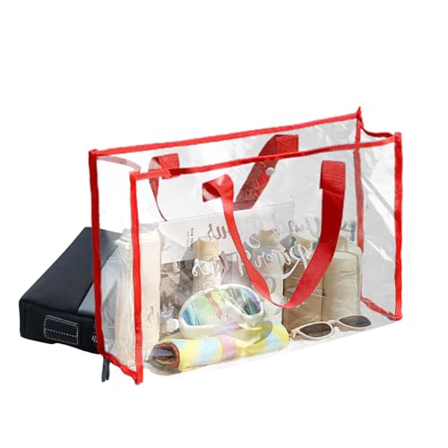 Clear Bag Stadium Approved Clear Tote Bag with Zipper Closure Messenger Shoulder Bag with Adjustable Strap, Zipper Closure Bag for Concerts, Sporting Events, School, Gym Clear Bag Stadium Approved Clear Tote Bag with Zipper Closure Messenger Shoulder Bag with Adjustable Strap, Zipper Closure Bag for Concerts, Sporting Events, School, Gym von Generisch