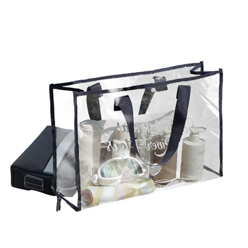 Clear Bag Stadium Approved Clear Tote Bag with Zipper Closure Messenger Shoulder Bag with Adjustable Strap, Zipper Closure Bag for Concerts, Sporting Events, School, Gym Clear Bag Stadium Approved Clear Tote Bag with Zipper Closure Messenger Shoulder Bag with Adjustable Strap, Zipper Closure Bag for Concerts, Sporting Events, School, Gym von Generisch