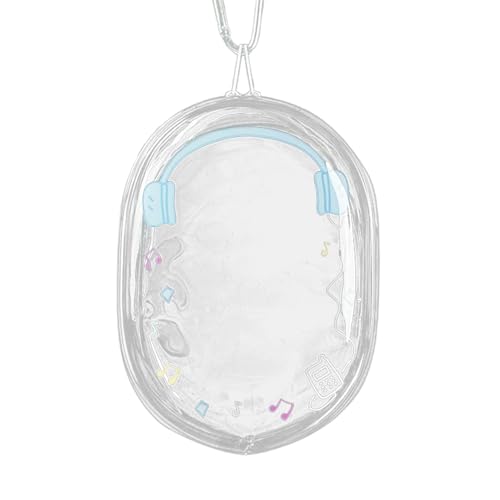 Clear Figure Display -Tasche, Stilvolles Design, 14.3 X 10,5 X 6 cm, Transparente Plüschpuppenbeutel, Figurenspeicherbeutel, Staubdichtes Reißverschluss, Ideal Für Reise Oder Anzeige von Generisch