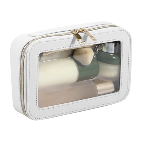 Clear Makeup Bags, Multifunctional Clear Makeup Bag, Waterproof Travel Cosmetic Bag with Zipper - Transparent and Practical Makeup Storage for Women, Perfect for Travel and Daily Use von Generisch