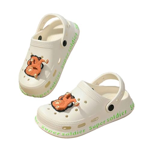 Clogs,Unisex Kinder Clogs Pantoletten Jungen Mädchen Badeschuhe Leichte Sandalen Atmungsaktiv Hausschuhe rutschfeste Gartenschuhe Sommer Strandschuhe Gummi Gartenclogs Eva Beige 29 Clogs,Unisex Kinder Clogs Pantoletten Jungen Mädchen Badeschuhe Leichte Sandalen Atmungsaktiv Hausschuhe rutschfeste Gartenschuhe Sommer Strandschuhe Gummi Gartenclogs Eva Beige 29 von Generisch