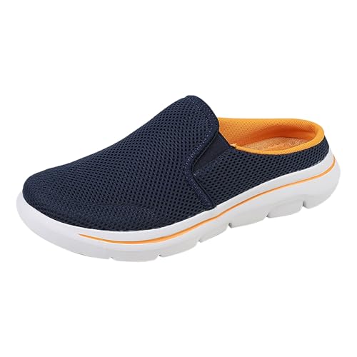 Clogs & Pantoletten, Schlupfschuhe Herren Sneaker Slingback Slip On Mesh-Stretch-Turnschuhe Mesh Atmungsaktiv Sportschuhe Weich Leicht Gartenschuhe rutschfest Orthopädische Schuhe Walkingschuhe von Generisch