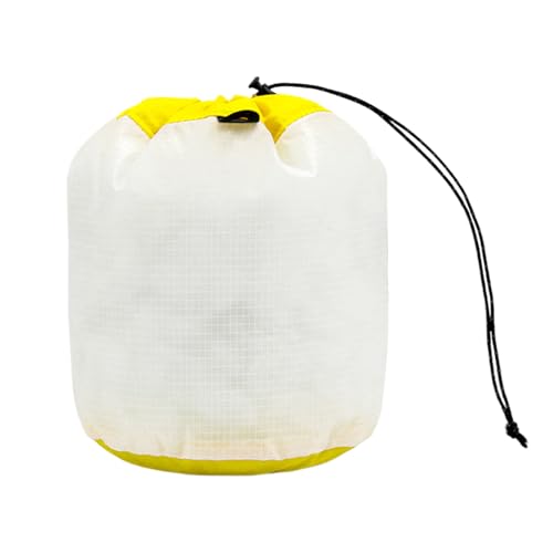 Cloth Drawstring Bags, Small Travel Toiletries Organizer, Waterproof Portable Pouch, Lightweight Compact Design, for Gym Ski Beach Camping Dorm Use, 8.27x7.09x0.79 Inches von Generisch