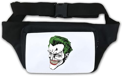 Clown Head Evil Man Hüfttasche Bauchtasche weiß von Generisch