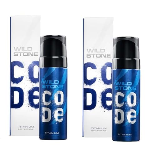 Code Titanium Long Lasting No Gas Body Perfume for Men Pack of 2 (150ml each), Spray von Generisch