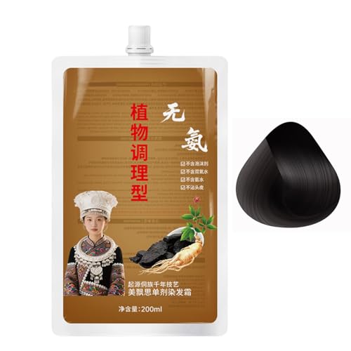 Color Shampoo Haarfarbe - Pflanzliches Haarfärbemittel Mit Pflegeeffekt Zur Grauabdeckung Und Farbauffrischung - Sanfte Creme Sicher Für Frauen Männer Erwachsene Anfänger Tägliche Anwendung Color Shampoo Haarfarbe - Pflanzliches Haarfärbemittel Mit Pflegeeffekt Zur Grauabdeckung Und Farbauffrischung - Sanfte Creme Sicher Für Frauen Männer Erwachsene Anfänger Tägliche Anwendung von Generisch