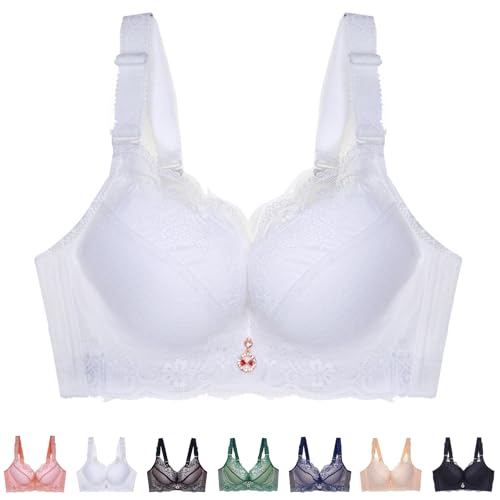 Comfit BH Tamara Original, Comfit Tamara - Ultra StüTzender BH GroßE BrüSte (DE/NL/SE/PL, Alphanumerisch, XL, Große Größen, Regular, Weiß) von Generisch