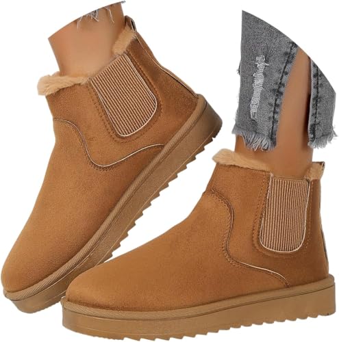 Comfy Charmella Boots Damen Winterstiefel Gefüttert Wasserdicht Warme Winterschuhe Slip In Schuhe Winter Outdoor Schlupfstiefeletten Mit Fellfutter Comfy Charmella Boots Damen Winterstiefel Gefüttert Wasserdicht Warme Winterschuhe Slip In Schuhe Winter Outdoor Schlupfstiefeletten Mit Fellfutter von Generisch