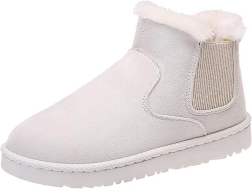 Comfy Charmella Boots Damen Winterstiefel Gefüttert Wasserdicht Warme Winterschuhe Slip In Schuhe Winter Outdoor Schlupfstiefeletten Mit Fellfutter von Generisch