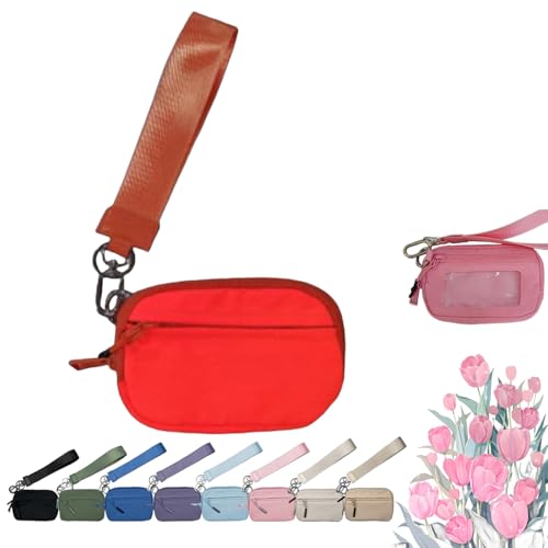 Commonlyto Geldbörse The Wallet 2. Generation, wasserdichtes Material, Kartenetui mit Reißverschluss, Ausweis-Fenster/Handschlaufe, für Damen, tägliche Reisen, Orange, S, Modern Commonlyto Geldbörse The Wallet 2. Generation, wasserdichtes Material, Kartenetui mit Reißverschluss, Ausweis-Fenster/Handschlaufe, für Damen, tägliche Reisen, Orange, S, Modern von Generisch