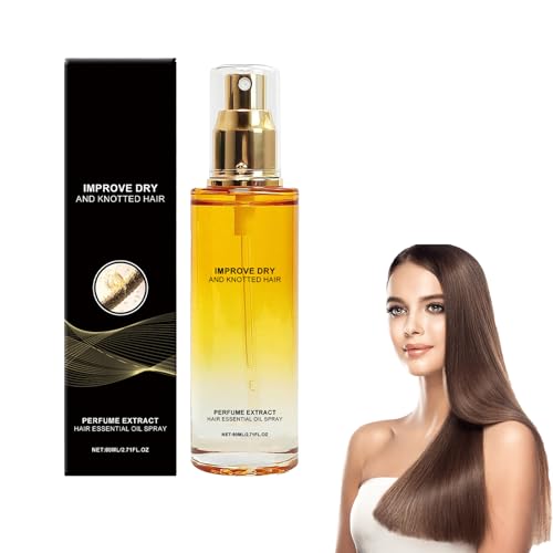 Conditioning Oil Spray,80ml Conditioning Oil Spray Scalp & Hair Strengthener Leave-In Conditioner Comforting Shampoo for Dry and Knotted Hair for Women (80ML, 1PCS) von Generisch