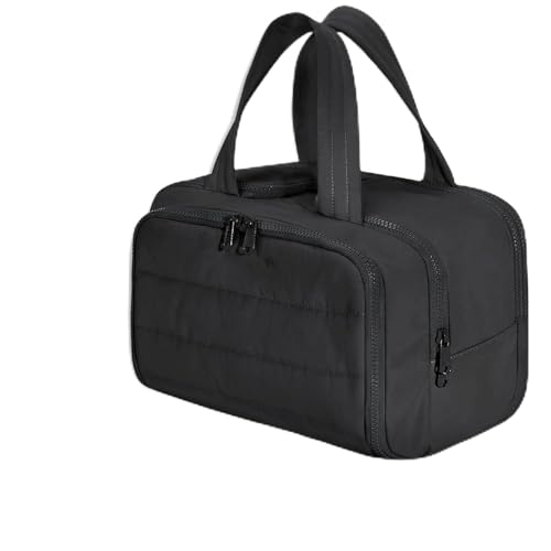 Convely Toiletry Bag, Convely 4-in-1 Puffy Multi-Functional Toiletry Bag, 4 in 1 Waterproof Travel Organizer for Women, Large Capacity with Compartments, with Handle (Black) von Generisch