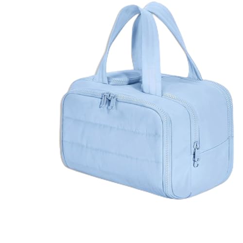Convely Toiletry Bag, Convely 4-in-1 Puffy Multi-Functional Toiletry Bag, 4 in 1 Waterproof Travel Organizer for Women, Large Capacity with Compartments, with Handle (Blue) von Generisch