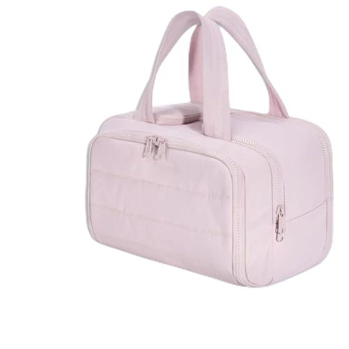 Convely Toiletry Bag, Convely 4-in-1 Puffy Multi-Functional Toiletry Bag, 4 in 1 Waterproof Travel Organizer for Women, Large Capacity with Compartments, with Handle (Pink) von Generisch