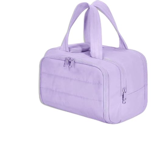 Convely Toiletry Bag, Convely 4-in-1 Puffy Multi-Functional Toiletry Bag, 4 in 1 Waterproof Travel Organizer for Women, Large Capacity with Compartments, with Handle (Purple) von Generisch