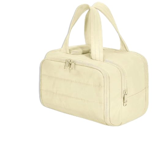 Convely Toiletry Bag, Convely 4-in-1 Puffy Multi-Functional Toiletry Bag, 4 in 1 Waterproof Travel Organizer for Women, Large Capacity with Compartments, with Handle (Yellow) von Generisch