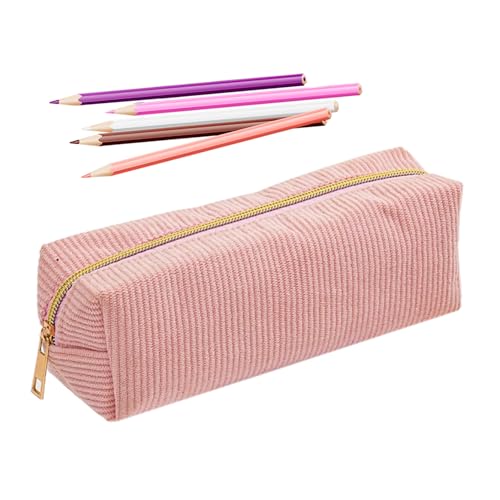 Cord Bleistift - Fall Ästhetischer Bleistiftbeutel | Zipper -Schreibwarenfall | Großkapazität Schreibwarenhalter Container Herrscher Organisator Für Teenager Mädchen Erwachsene Grundschulstud Cord Bleistift - Fall Ästhetischer Bleistiftbeutel | Zipper -Schreibwarenfall | Großkapazität Schreibwarenhalter Container Herrscher Organisator Für Teenager Mädchen Erwachsene Grundschulstud von Generisch