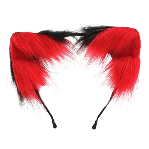 Cosplay Anime Charakter Stirnband Plüsch Niedliche Füchse Ohrform Haarreifen für Mädchen von Generisch