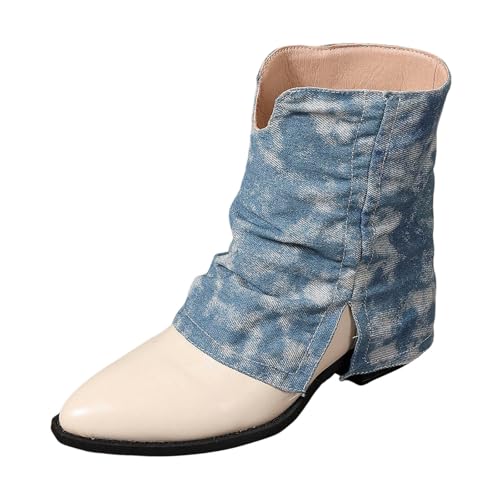 Cowboy Boots Damen Punk Ritter Ankle Klassisch Damenstiefel Trachten Retro Mittelalter Stiefel Bequeme Stiefeletten Leder Westernstiefel rutschfest Cowboystiefel Cowboy Boots Damen Punk Ritter Ankle Klassisch Damenstiefel Trachten Retro Mittelalter Stiefel Bequeme Stiefeletten Leder Westernstiefel rutschfest Cowboystiefel von Generisch