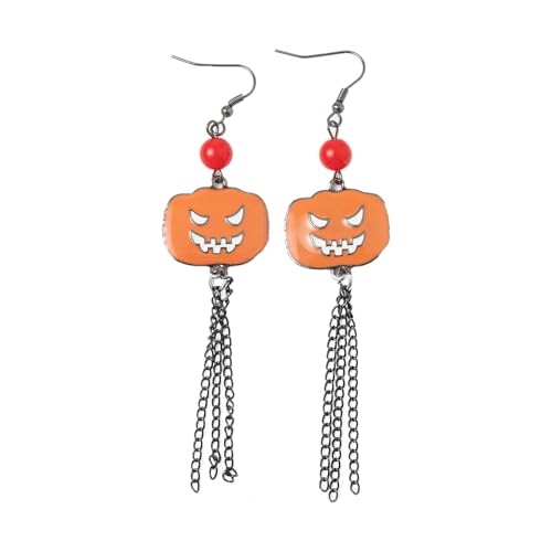 Creolen Ohrringe Persönlichkeit Fledermaus Damen Form Tropfen Baumeln Stud Ohrring Weibliche Lustige Stil Schmuck Pumpkin Earrings (One Size) von Generisch
