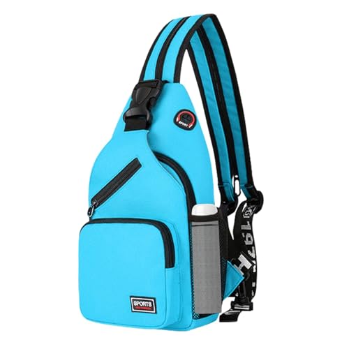 Crosbody Sling Rucksack - Crossbody Brusttasche Wandern Sling Bag | Multifunktionaler Stilvoller Crosbody Rucksack, lässiger Sling Rucksack, Crosbody Sling Rucksack für Männer Frauen, Brust von Generisch
