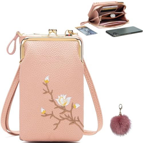 Cross-Body Wallet with Cell Phone Holder,Mini Shoulder Bags with Credit Card Slots,Lightweight PU Leather Pocket Bags Cross-Body Wallet with Cell Phone Holder,Mini Shoulder Bags with Credit Card Slots,Lightweight PU Leather Pocket Bags von Generisch