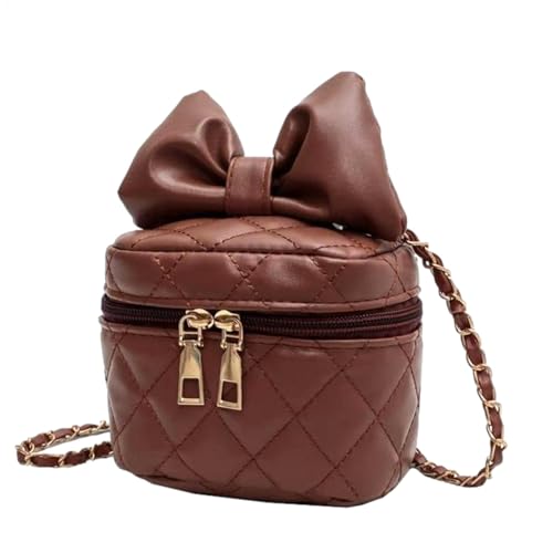 Crossbodyy-Tasche – Handtaschen, Crossbodyy-Geldbörse, Umhängetasche, Eimer-Tragetasche, modische Umhängetasche, Schleife, Crossbodyy-Tasche, stilvolle Ledertasche, Leder-Eimer-Taschen für Damen, Rosa von Generisch