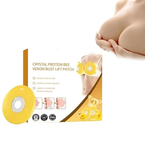 Crystal Protein Brustlift-Patch, Brust-Patch, Brustvergrößerungspatch, natürliche Brustpflege, straffendes Pflaster zur Straffung und Verbesserung des Durchhängens (1 Box) von Generisch