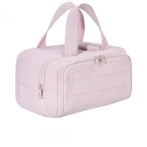 Cureaway Reise-Kosmetiktasche, GroßEs FassungsvermöGen Weit GeöFfnete Reise-Kosmetiktasche,Wasserdicht 4-In-1 Geschwollener Multifunktionaler Kulturbeutel FüR Damen (Rosa-a, Gleiche Größe) von Generisch