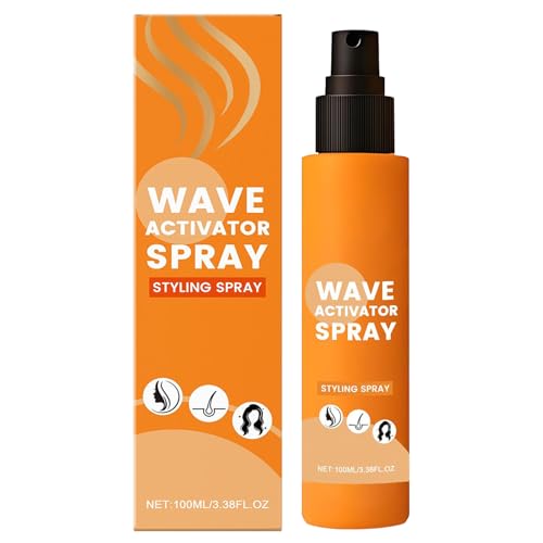Curl Wave Activator Spray | 100ml Wellenspray Aktivator Für Haare | Stylingspray Texturizer Spray Für Events Reisen Salon | Familienset Männer Heimwendung von Generisch