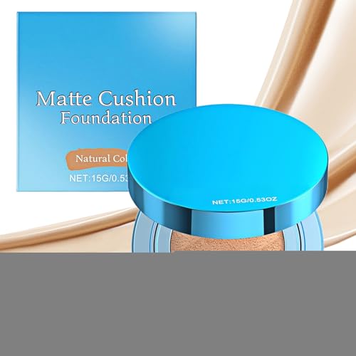 Cushion Foundation, schweißfestes Concealer-Kissen für Mädchen, leichte Make-up-Korrekturcreme für Geschäftsreisen, Reisen, Schule, Strandparty von Generisch
