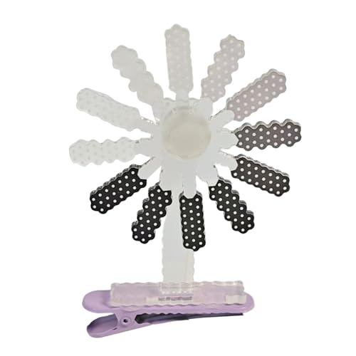 Cute Hair Barrettes, No Slip Styling Clips with Fun Loading Design, 3.15x2.36x0.39 inches Daily Hair Accessories for Teen Girls School Travel Weddings Parties Prom Casual Outings Quick Morning Routine von Generisch