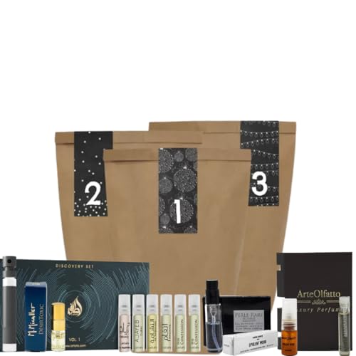 DIY Parfum-Adventskalender – Men’s Fragrance Discovery Set | 24 Duftproben mit Sprühkopf | Parfum-Minis zum Kennenlernen & Verschenken 24 Days of Fragrance – Men’s Edition von Generisch