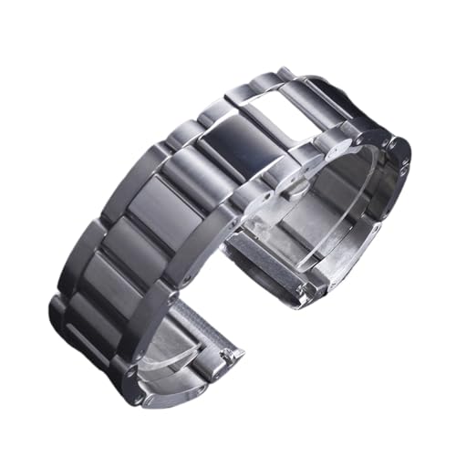 DSHDFJ Metall-Uhrenarmbänder für Herren, Edelstahl, 23 mm, modisches Damen-Uhrenarmband, kompatibel mit Kaliber de, 23 mm von Generisch